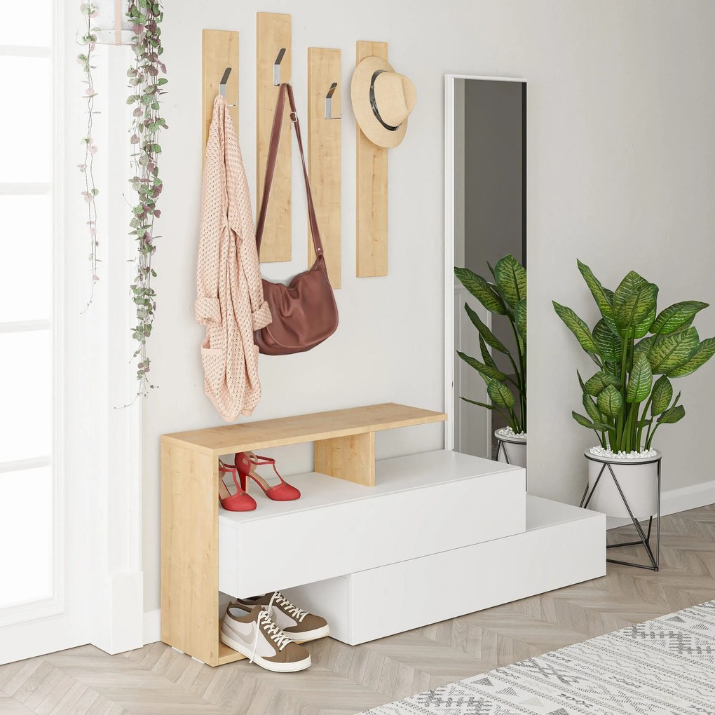 Secretária Lima – Branco – 120x75,4x60 cm