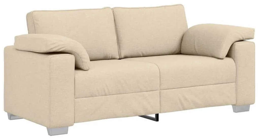 Sofá Loveseat Creme 140 cm Tecido