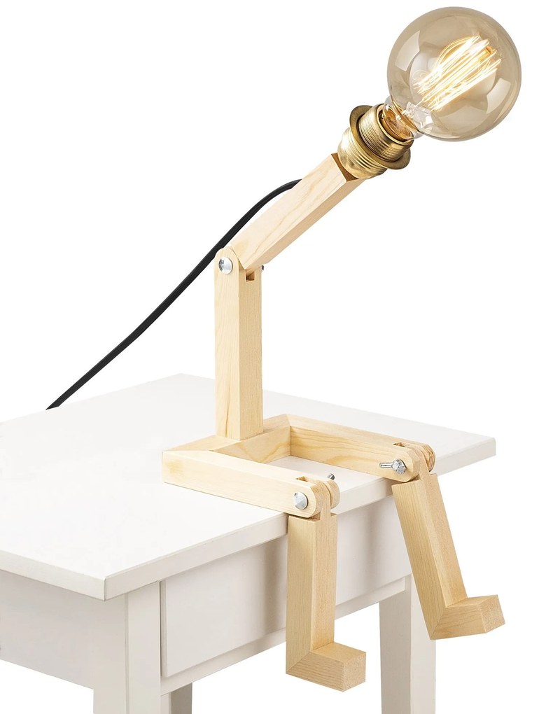 Candeeiro de Mesa Milet – Natural – 15 x 17 x 48 cm