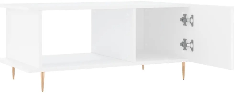 Mesa de centro 90x50x40 cm madeira processada branco