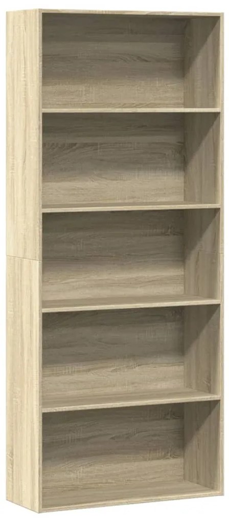 vidaXL Estante 80x30x189 cm derivados de madeira cor carvalho