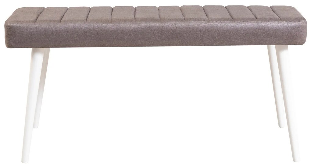 Conjunto de Mesa e Cadeiras Costa – Branco e Cinzento – Mesa: 120x77x7