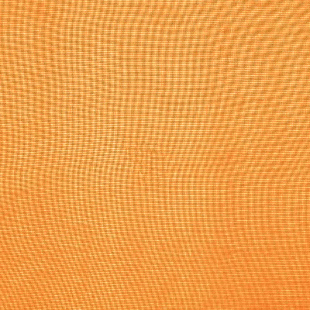 Cortinas de voile com laços 2 pcs laranja 140x260 cm