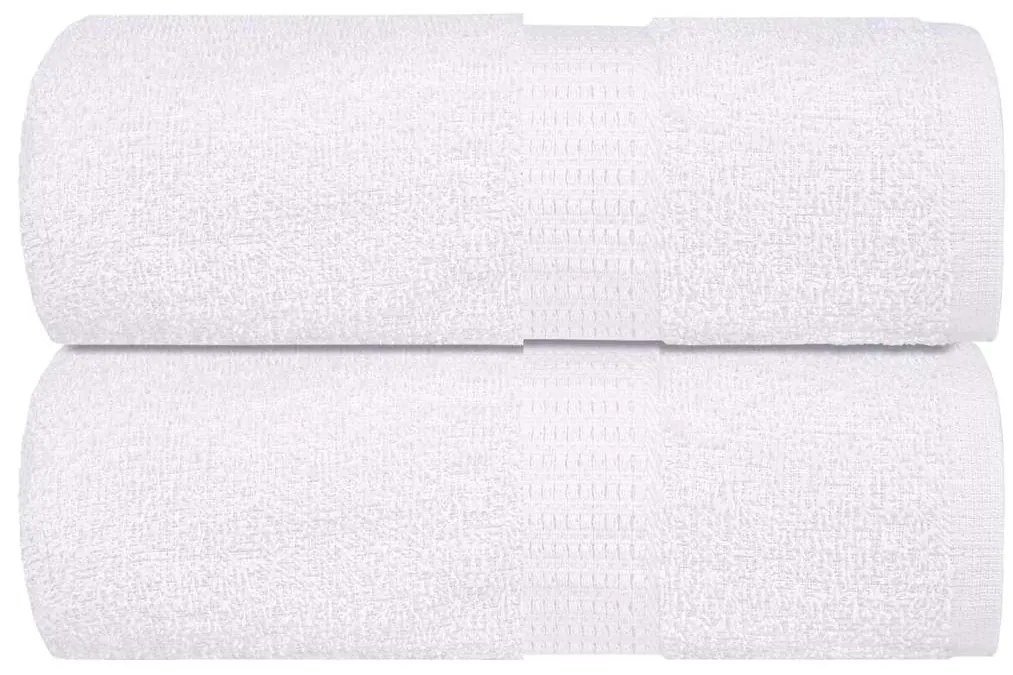 Toalhas de mãos 2 pcs 30x30 cm 360 g/m2 100% algodão branco