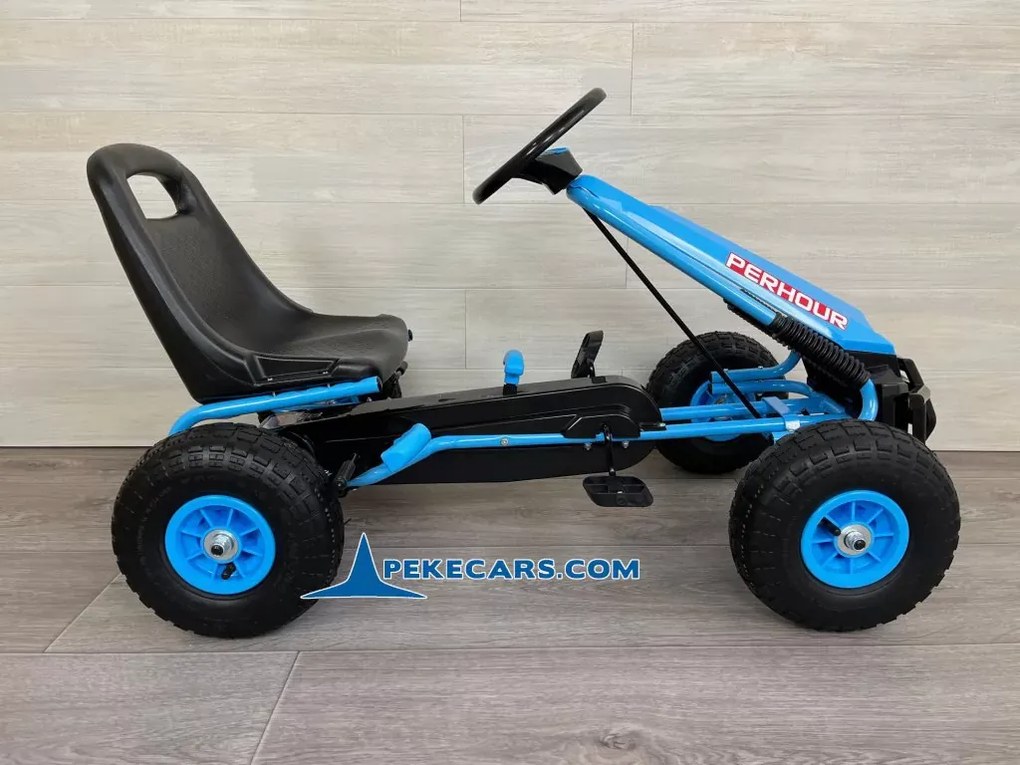 Kart a pedais para crianças PERHOUR Azul