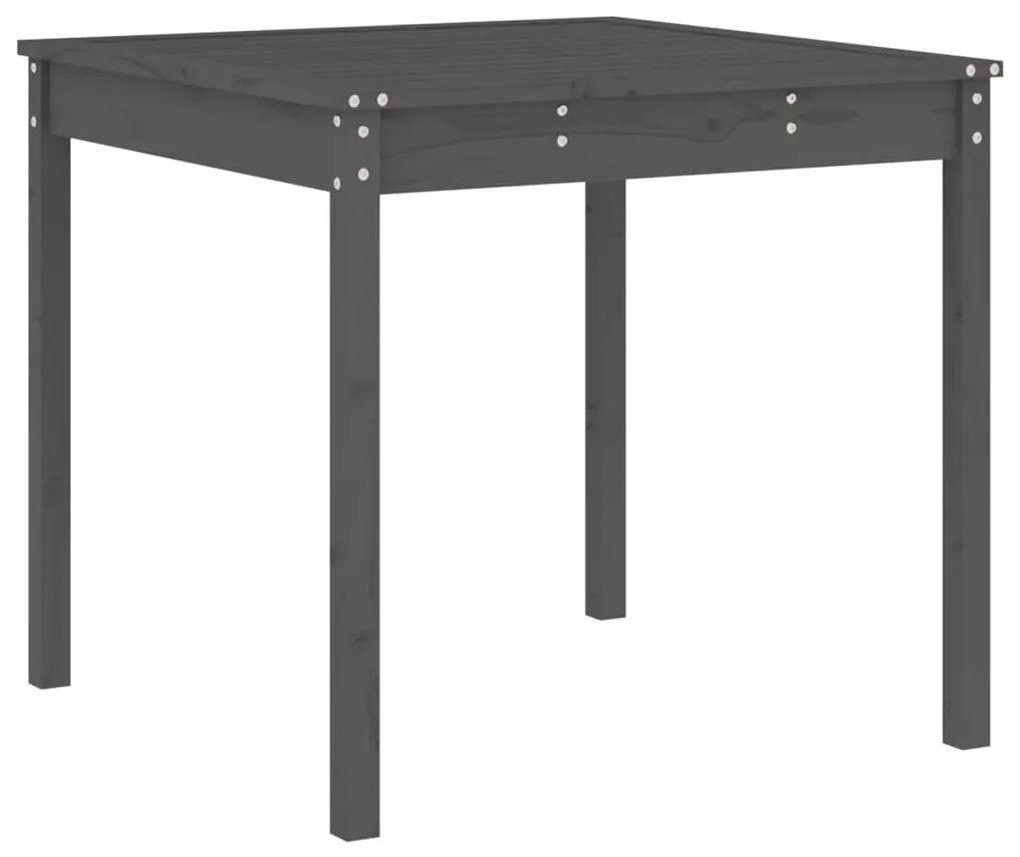 3 pcs conj. bistrô para jardim madeira de pinho maciça cinzento