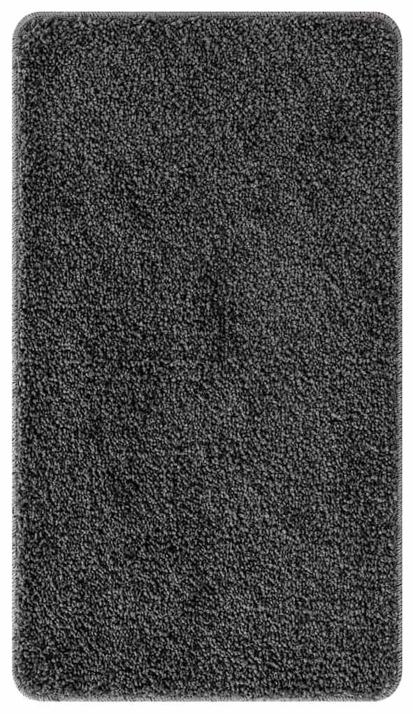 Tapete de Banho Retangular Cinza Escuro 70x120 cm Polipropileno Antide