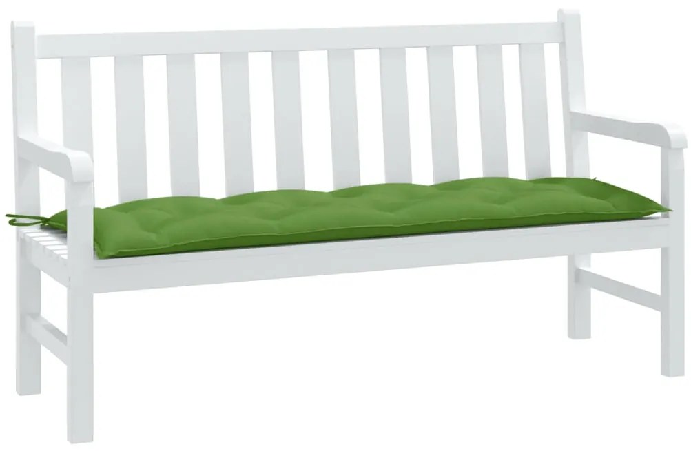 Almofadão p/ banco de jardim 150x50x7 cm mesclado tecido verde