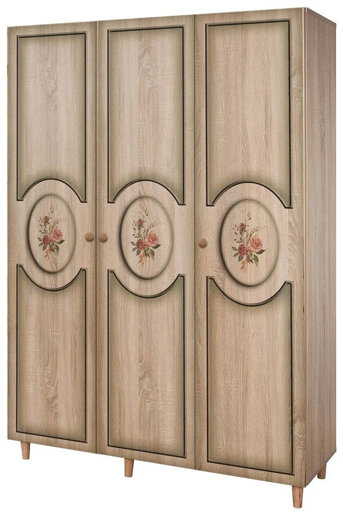 Roupeiro Mode – Carvalho Sonoma – 135 x 192 x 52 cm