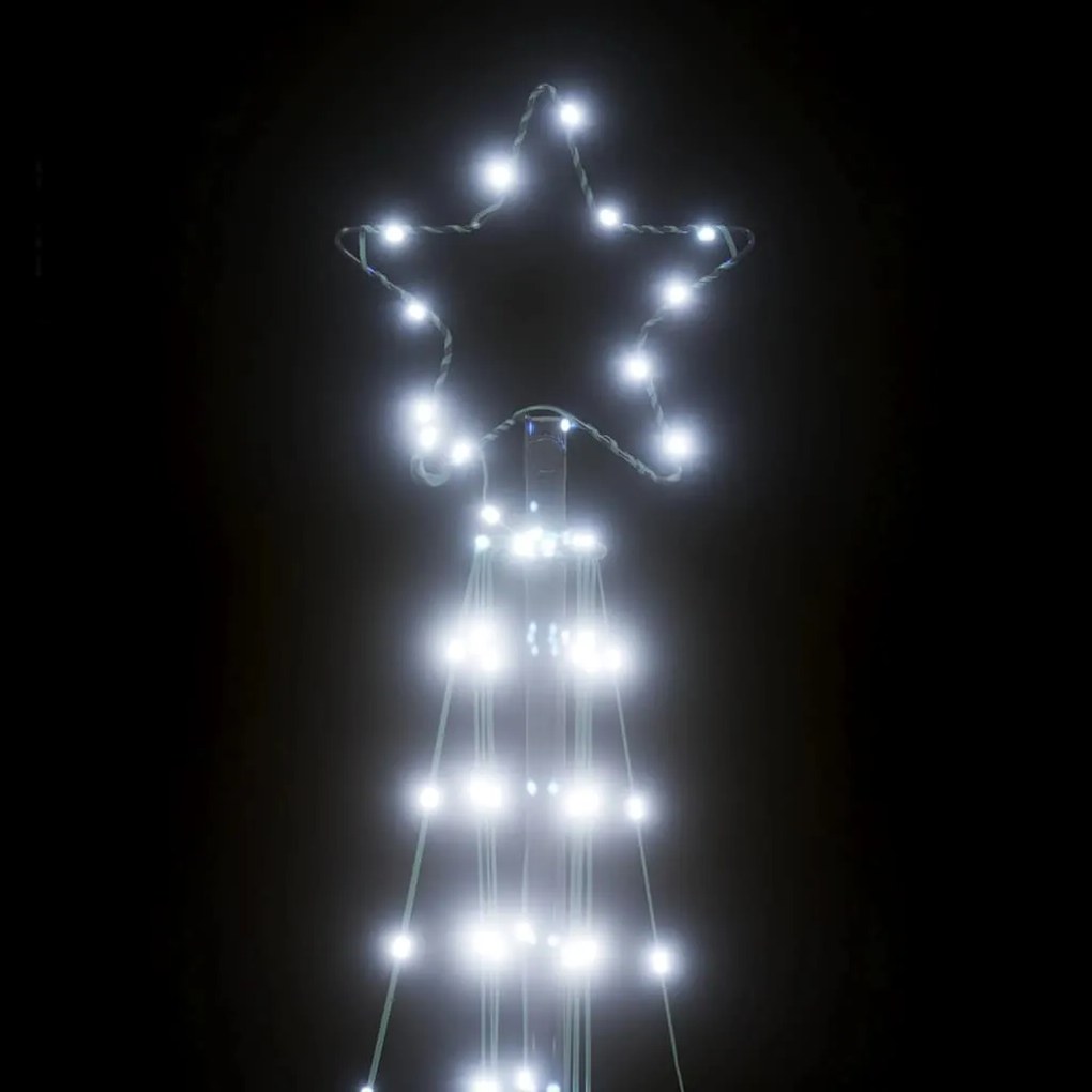 LED Árvore de Natal 363 LEDs Branco Frio 182 cm