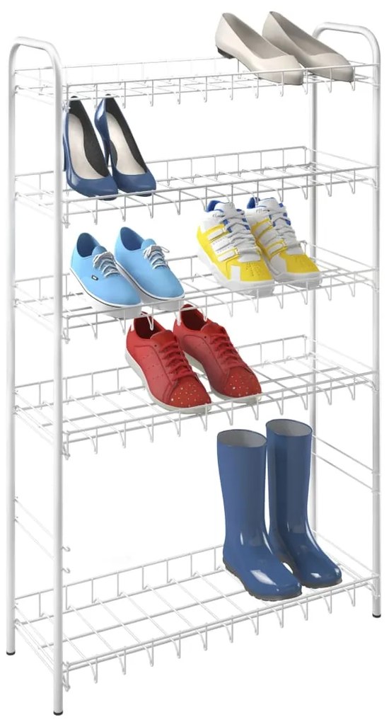 Sapateira com 6 prateleiras Shoe 6 branco