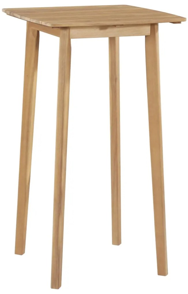 5 pcs conjunto de jantar exterior madeira acácia maciça