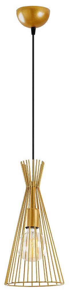Candeeiro Chandelier Mezopotamya – Dourado – 20 cm x 136 cm
