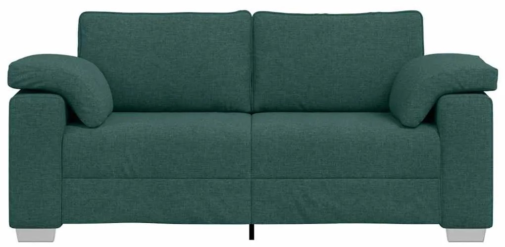 Sofá Loveseat Verde Escuro 140cm Tecido