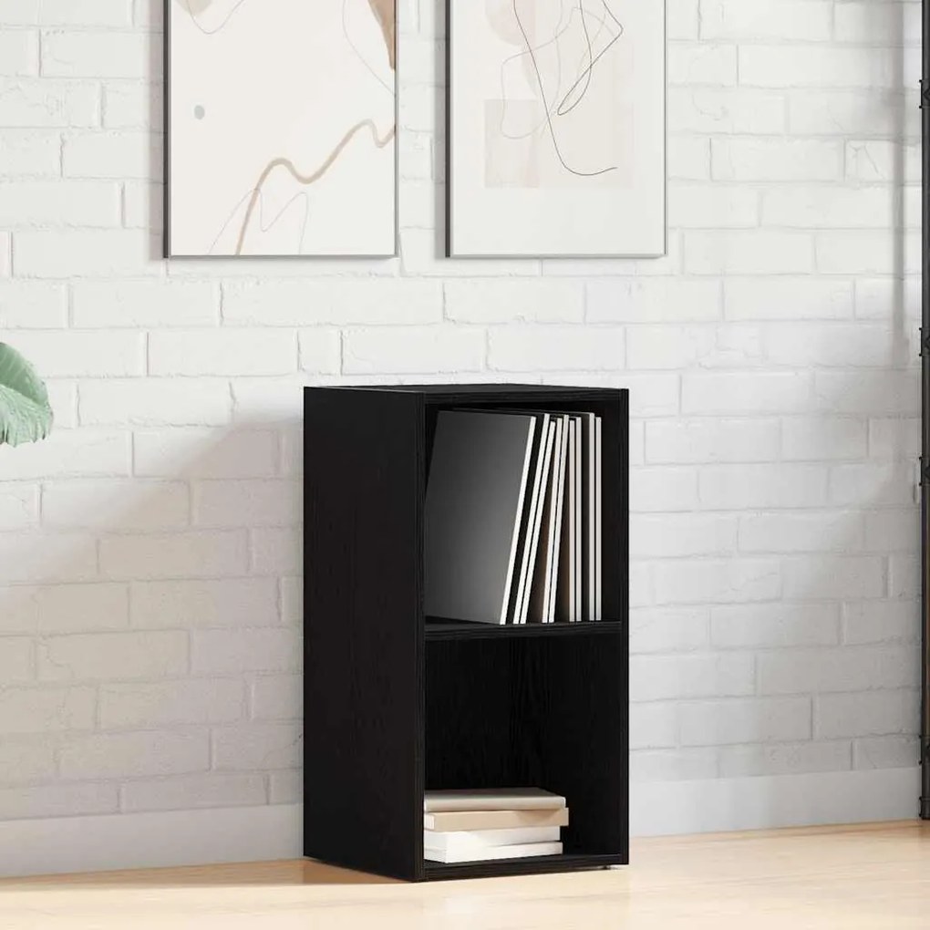 vidaXL Banco sapateira 71x34x36 cm deriv. madeira carvalho preto