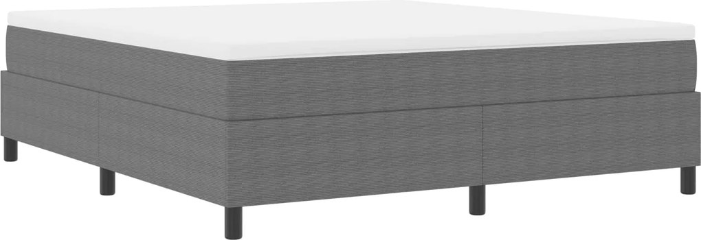 vidaXL Estrado de cama plataforma Cinzento-claro 180 x 200 cm tecido