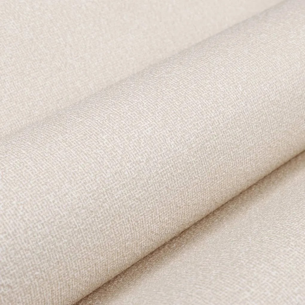 Papel parede 3D 10x0,53 m tecido não-tecido bege sólido