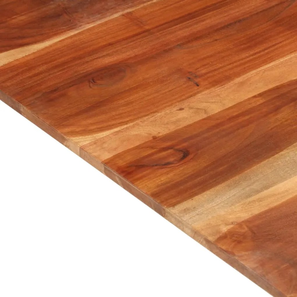 Tampo de mesa madeira de acácia maciça 15-16 mm 70x80 cm