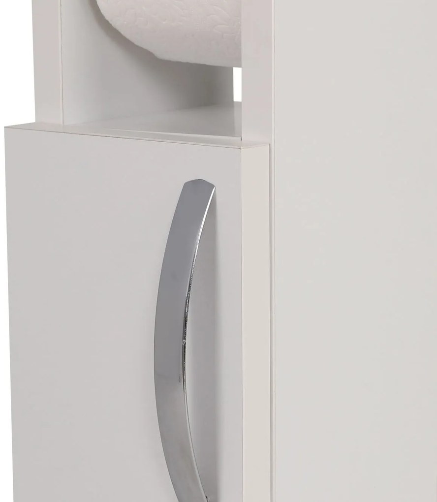 Armário de Casa de Banho Star – Branco – 15 cm x 65 cm x 12 cm