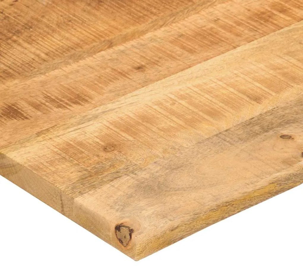 Tampo de mesa com curva 100x80x2,5 cm mangueira áspera maciça