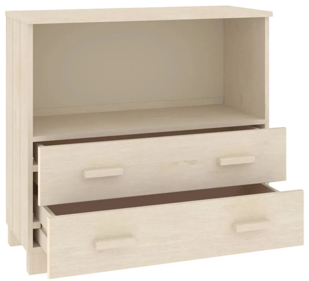 Aparador HAMAR 85x35x80 cm pinho maciço castanho-mel
