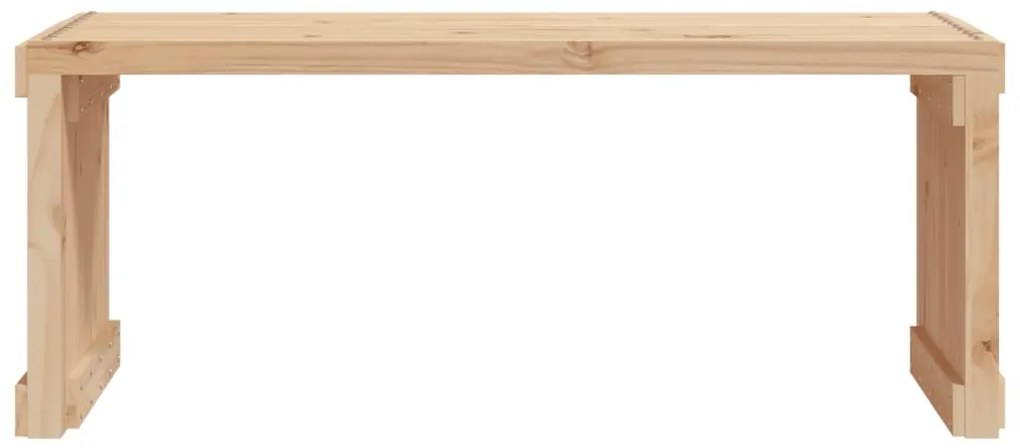 Banco de jardim extensível 212,5x40,5x45 cm pinho maciço