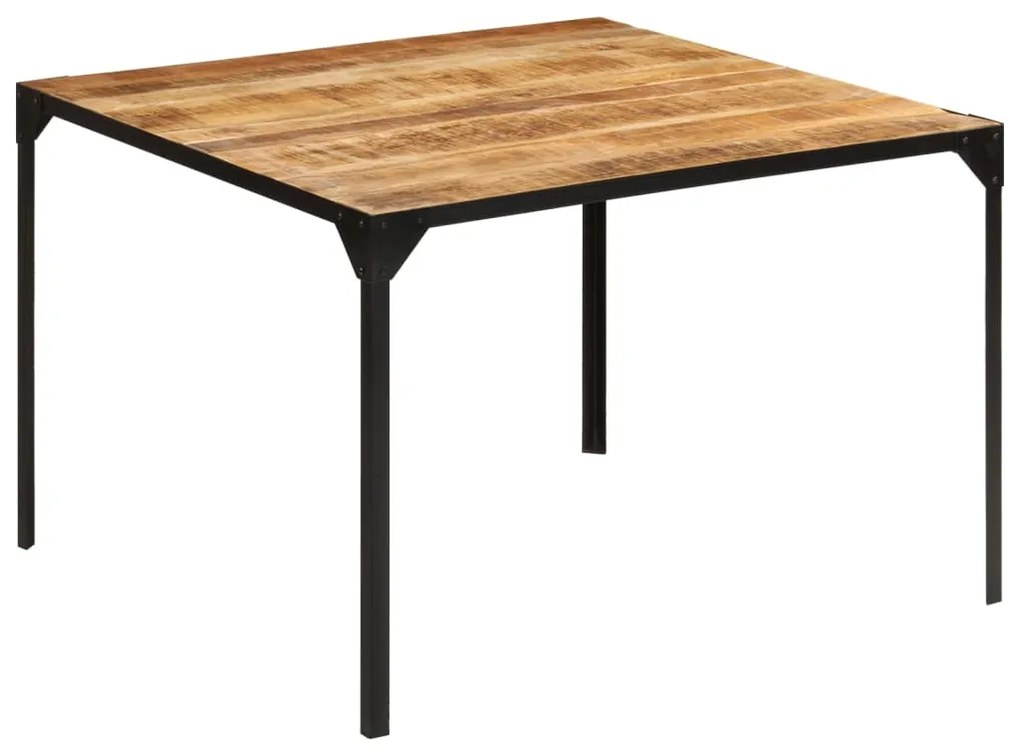 vidaXL Mesa de jantar 110x110x76 cm madeira de mangueira maciça