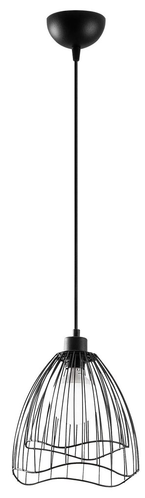Candeeiro Zeyno – Preto – 25 x 25 cm