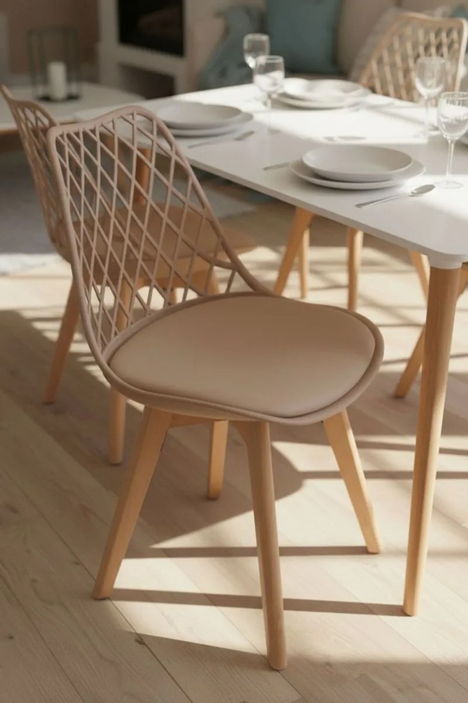 Pack 4 Cadeiras Mima - Trigo