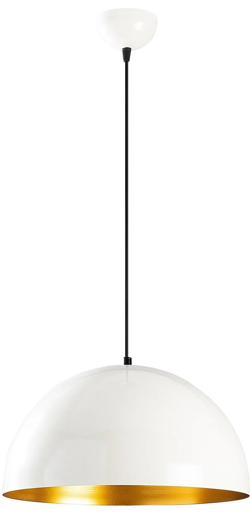 Candeeiro Suspenso Berceste – Branco – 40 x 40 cm