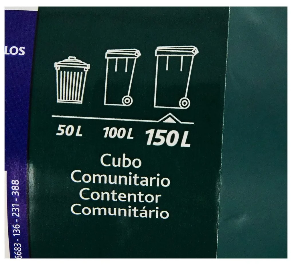 Sacos de Lixo Vileda Ecobag 10 Peças 150 l