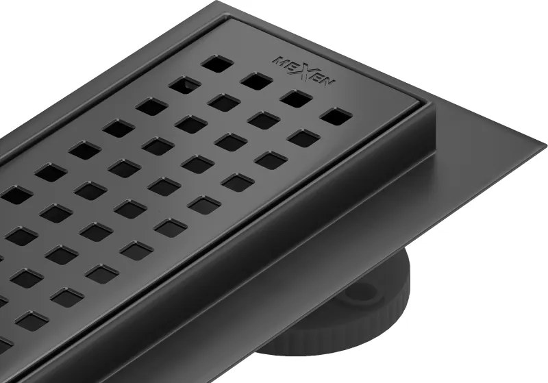 Mexen Flat 360° M08 ralo linear rotativo 80 cm, preto - 1725080-40