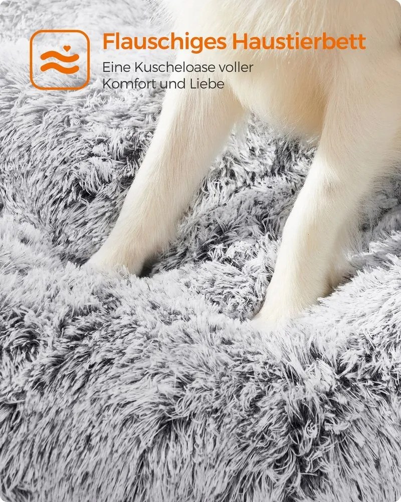 Cama para cães Macio, confortável 105 x 68 cm cinza 