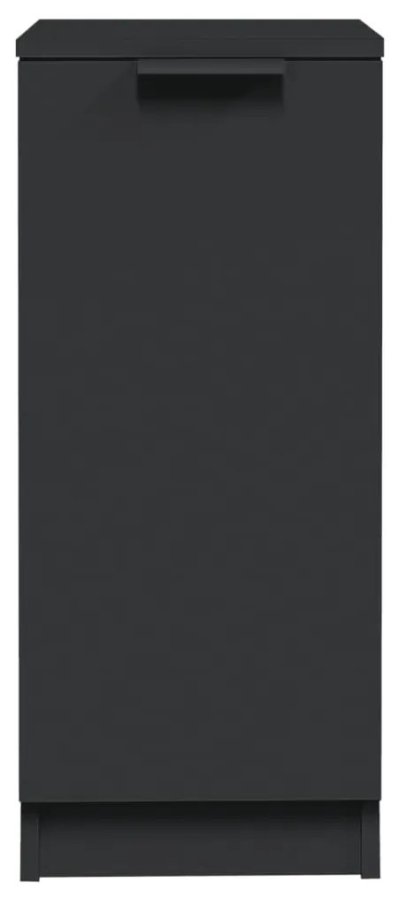 Aparadores 2 pcs 30x30x70 cm derivados de madeira preto