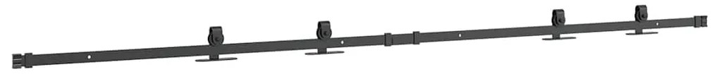Kit para armário deslizante aço carbono 200 cm