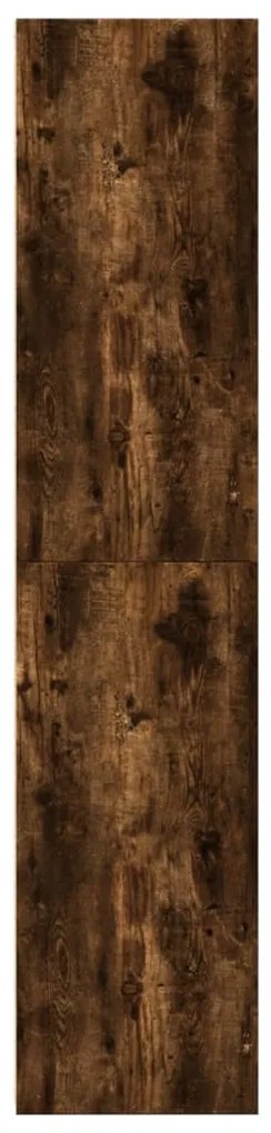 Armário alto 45x41x185 cm derivados de madeira carvalho fumado