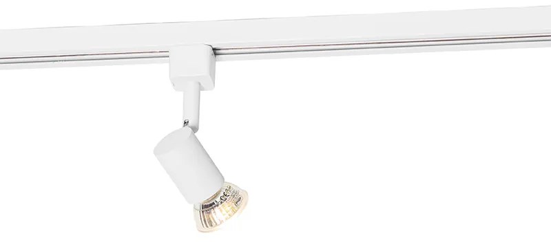 Foco de trilho monofásico moderno branco - Iconic Jeany