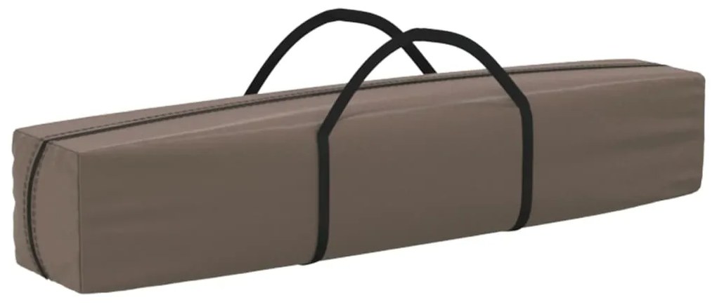 Tenda para festas dobrável 3x6 m cinzento-acastanhado