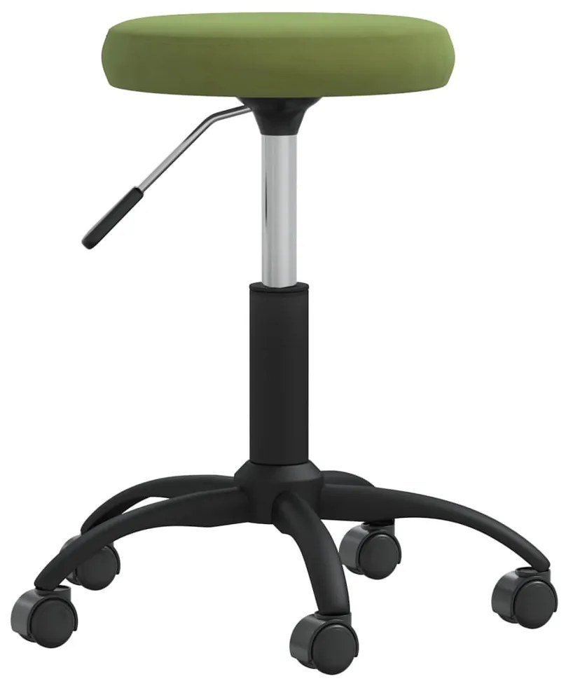 vidaXL Cadeira de jantar veludo verde-claro