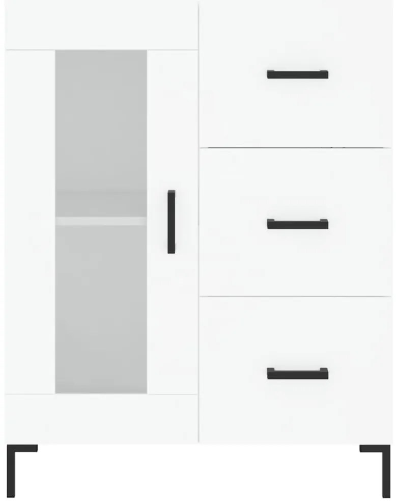 Armário alto 69,5x34x180 cm derivados de madeira branco