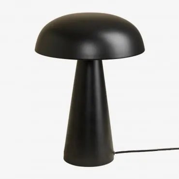 Candeeiro De Mesa De Ferro Galina ↑35 Cm Preto - Sklum