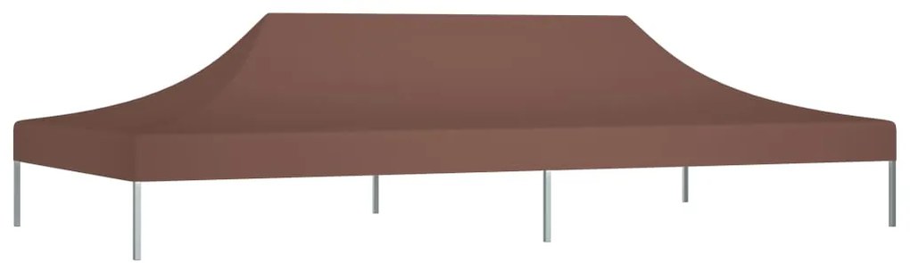 Teto para tenda de festas 6x3 m 270 g/m² castanho