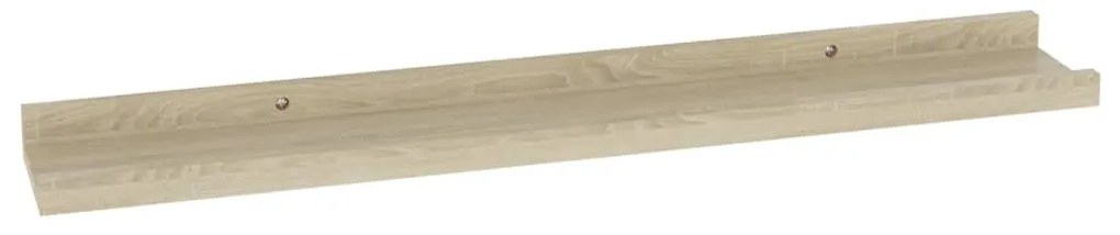 Prateleiras de parede 4 pcs 60x9x3 cm carvalho sonoma