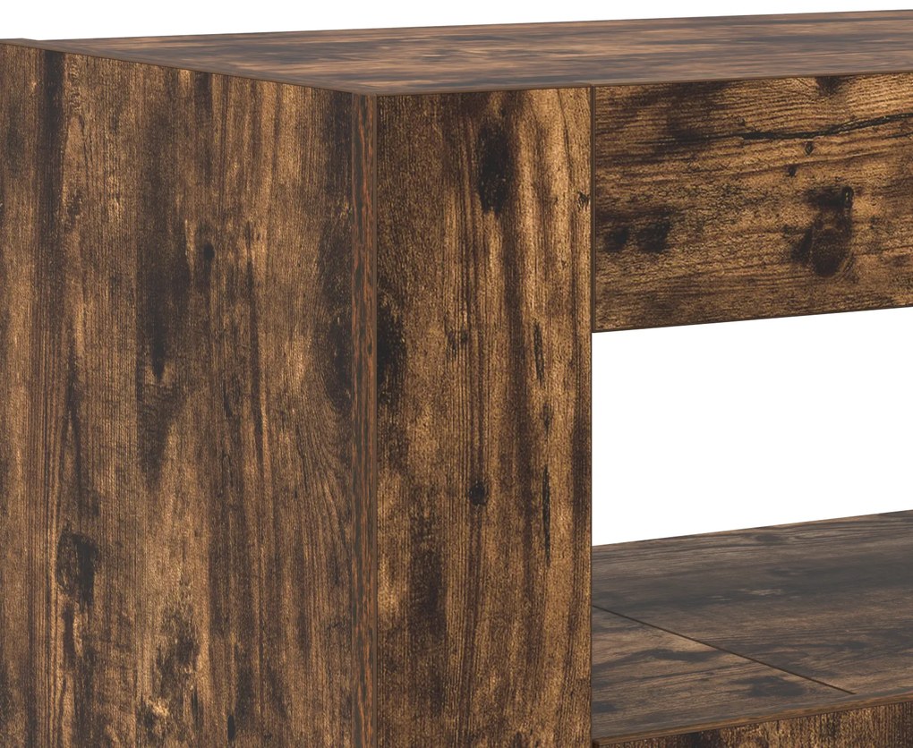 Buffet Carvalho Defumado Madeira Engenhada 116 x 30 x 75 cm