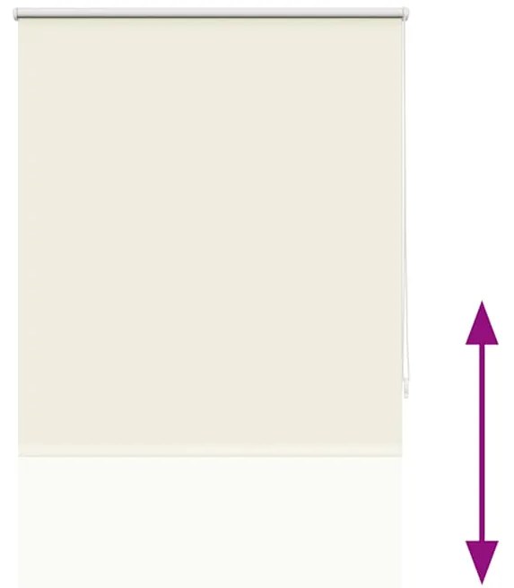 Estore de rolo 100 x 230 cm, Branco escuro