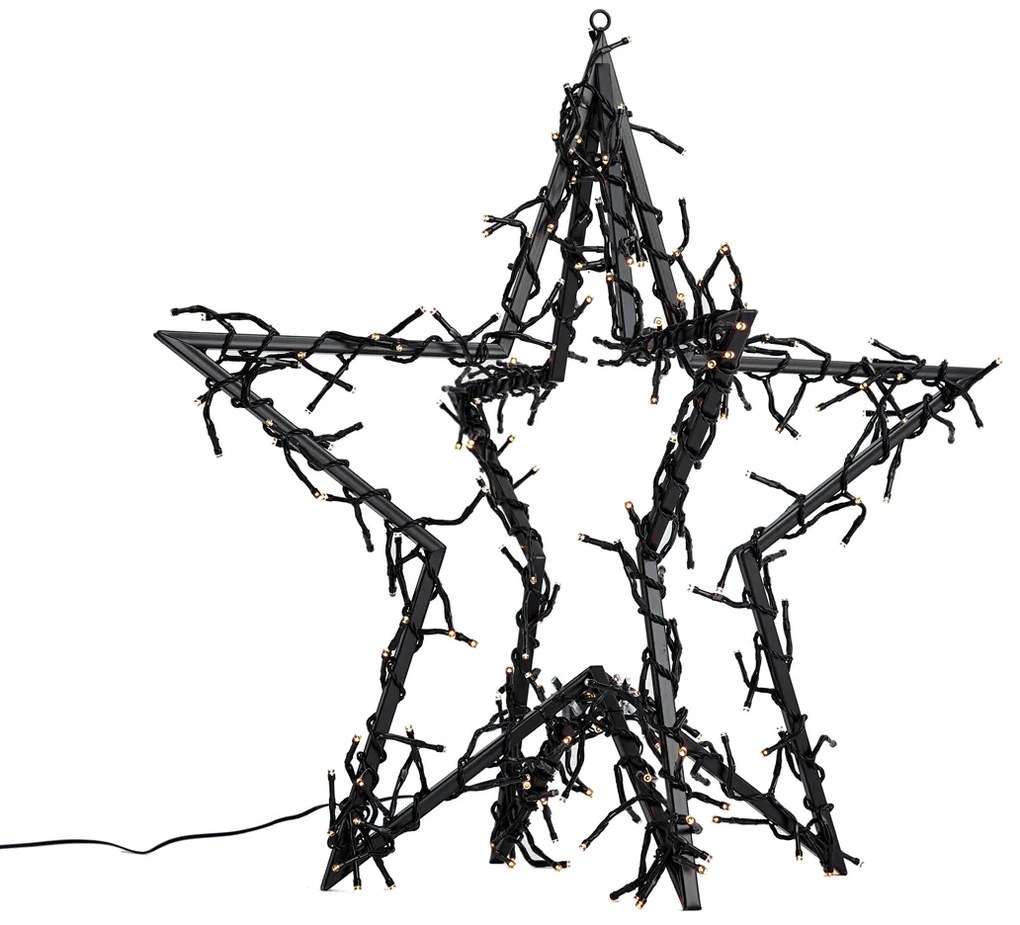 Estrela de Natal Estrela Preta incl. LED IP44 - Brilli