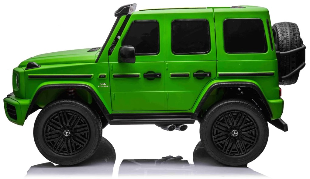 Carro elétrico para crianças Mercedes-Benz G63 AMG 4x4² 2 lugares, Bateria 24V/7Ah, 4 motores 200W, Rodas Borracha com suspensão, Bancos em pele, Cont