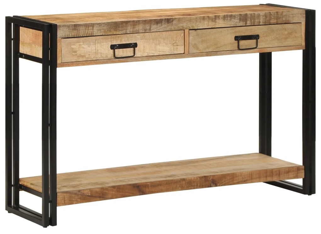 Mesa de Console vidaXL 120x33x75 cm Madeira de Mangueira Sólida