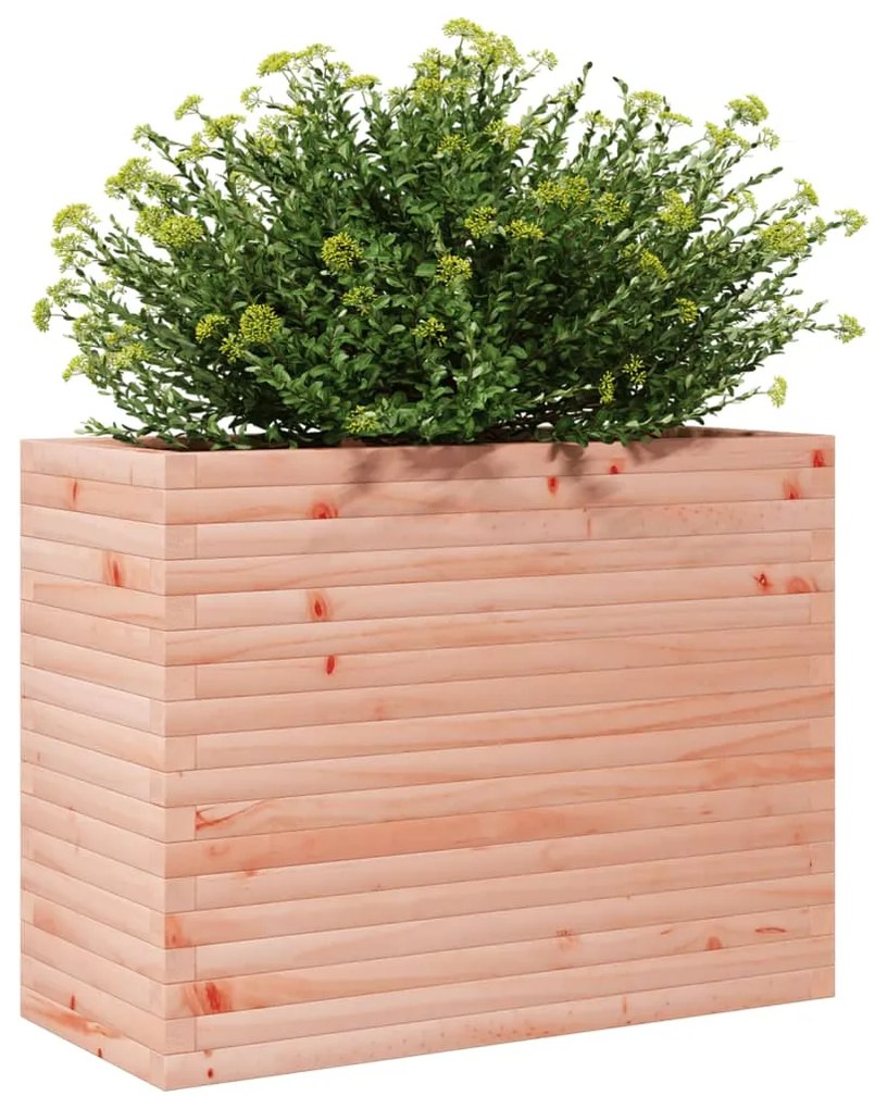 Vaso/floreira de jardim 90x40x68,5 cm madeira de douglas maciça