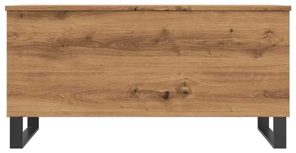 Mesa centro 90x44,5x45 cm derivados madeira carvalho artisiano